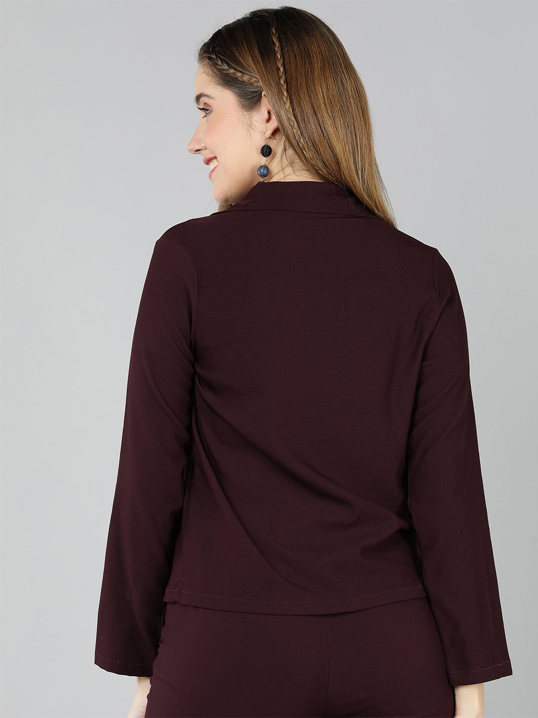 Golden Kite Women Solid Green Knotch Collar Top,Has a front Button detail