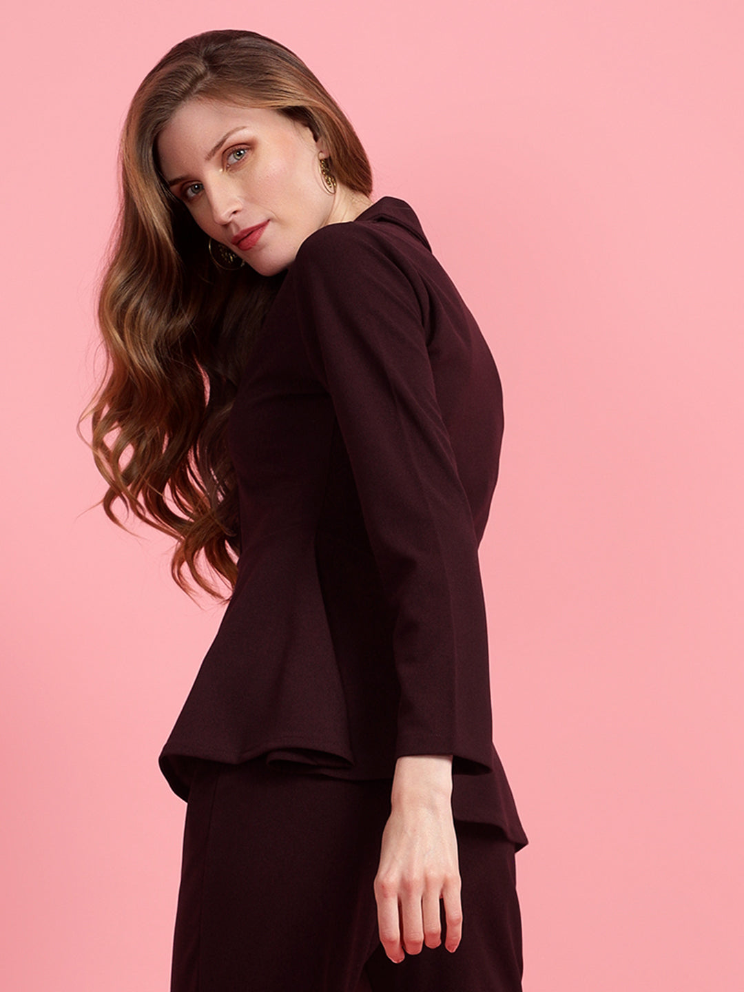 Golden Kite Black Women Solid A-Line Top ,Button Closure Detail