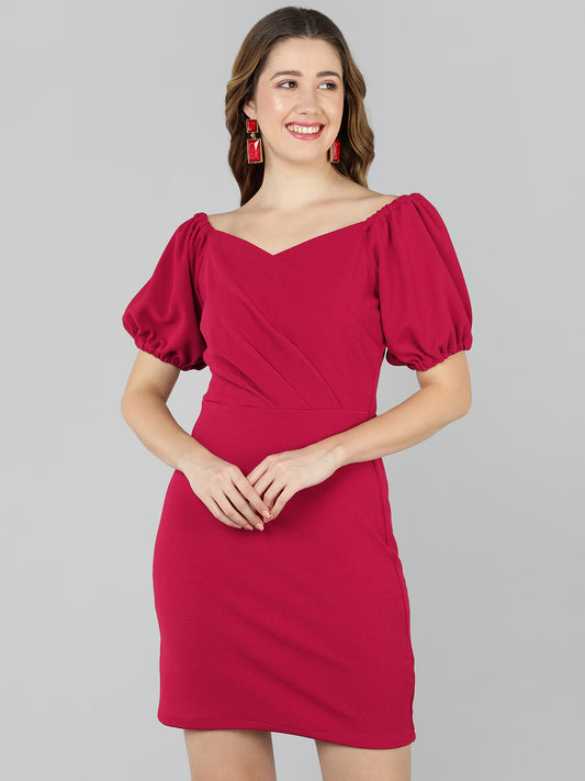 Golden Kite V-neck drape dress