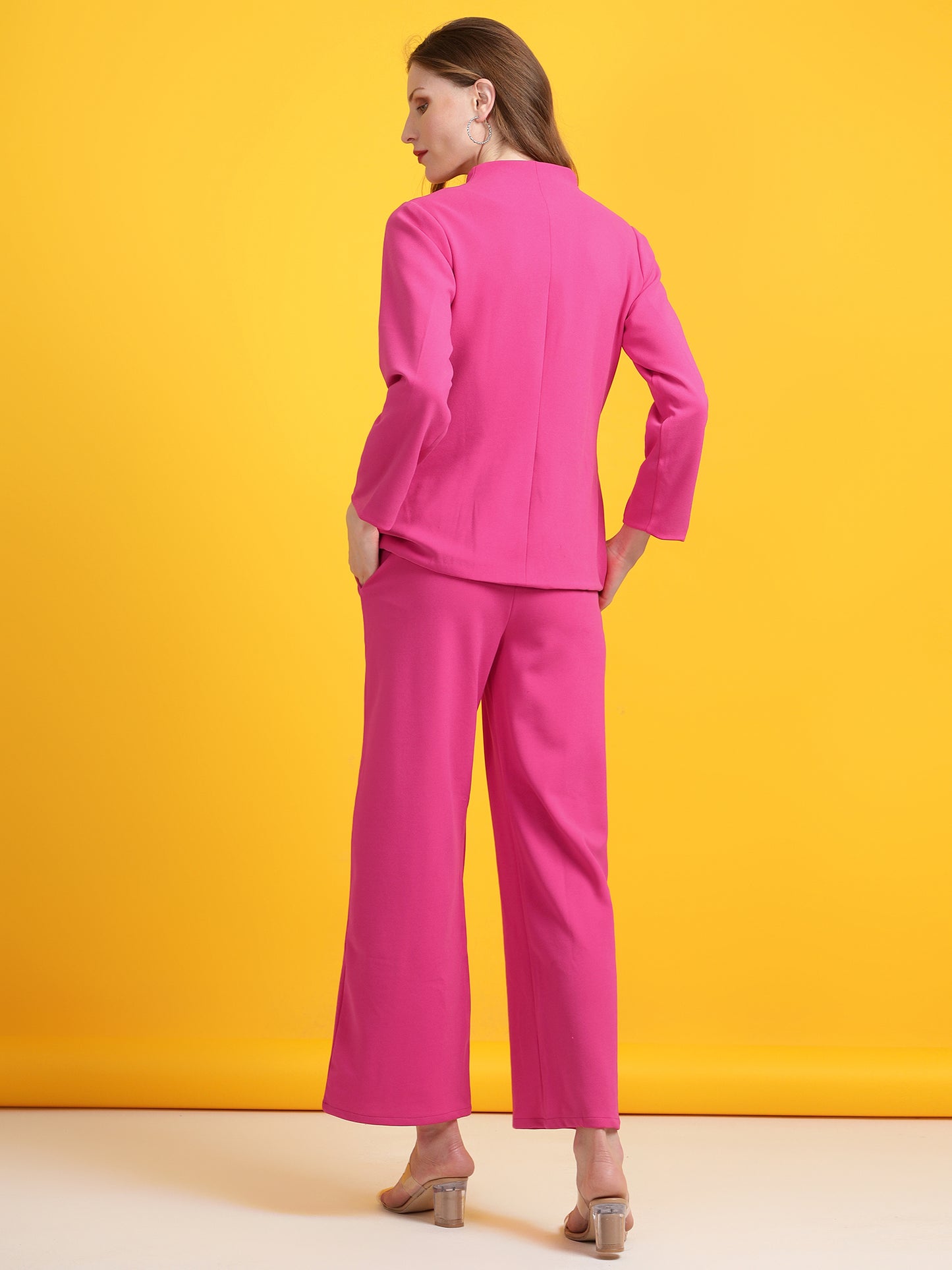 Golden Kite Women Black Solid Single-Breasted 2-Piece Suit