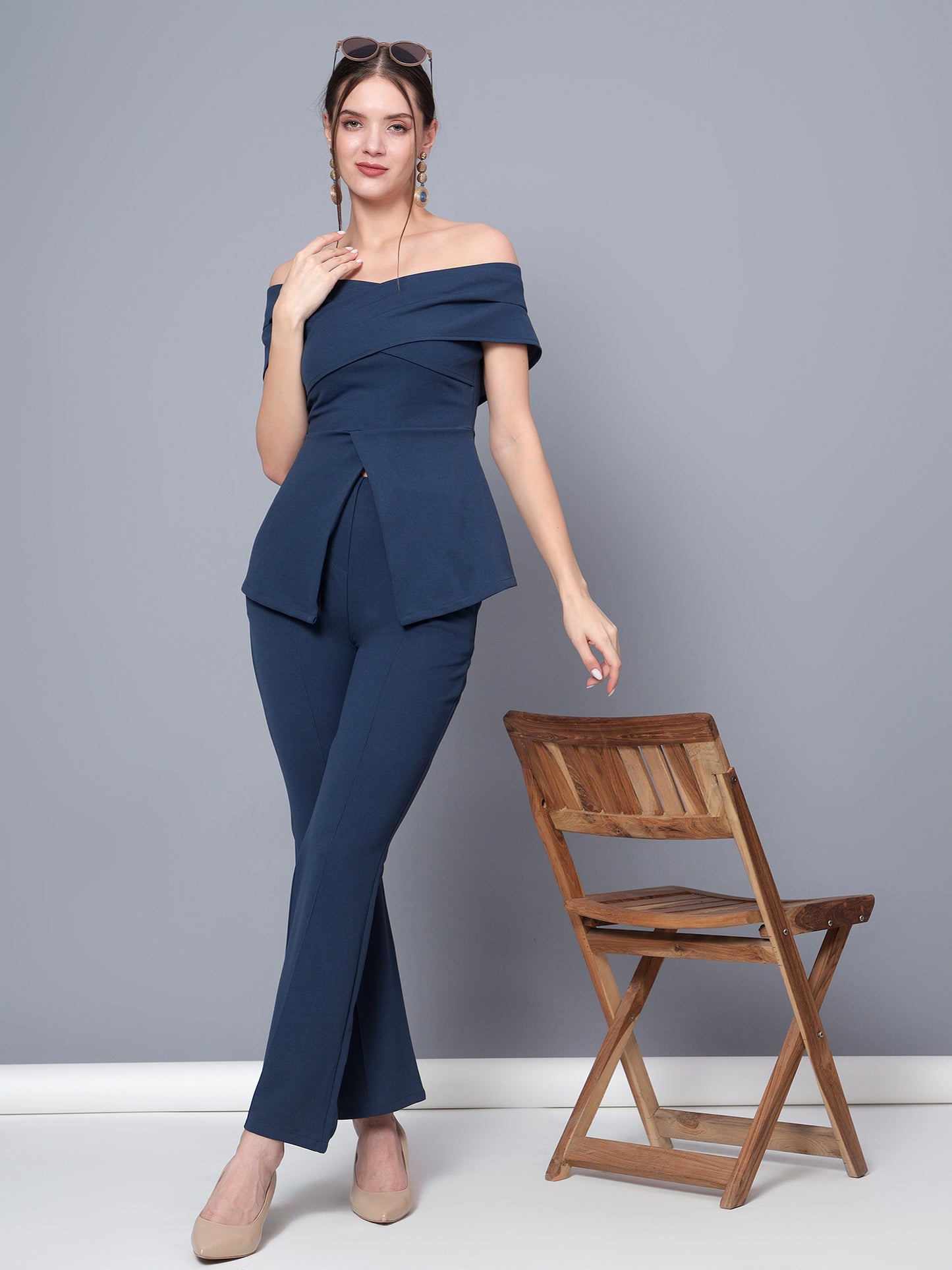 Golden Kite Black Women Solid Stylish Off Shoulder Top