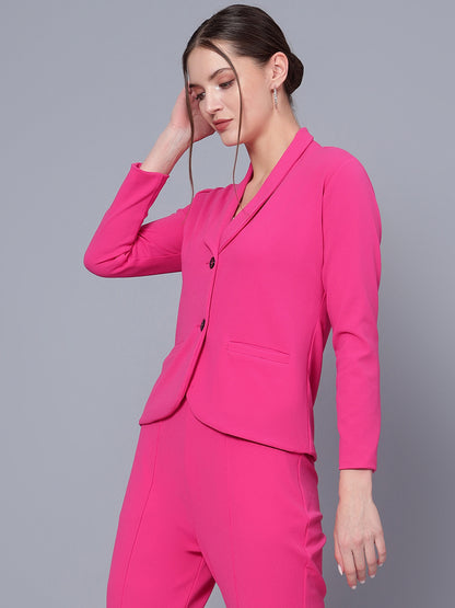 Golden Kite Black
Women Solid Regular Fit Single Breasted Shawl Collar Blazer