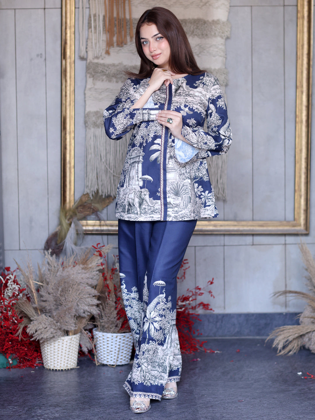 Golden Kite Women Safari Print Co-Ord Set