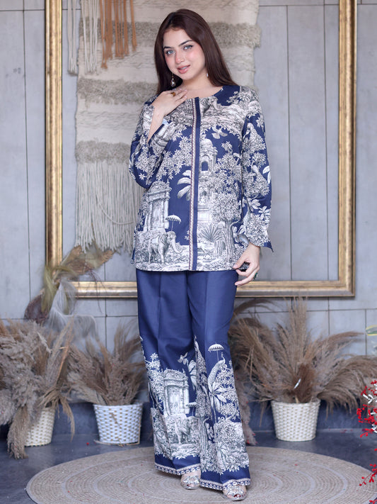 Golden Kite Women Safari Print Co-Ord Set