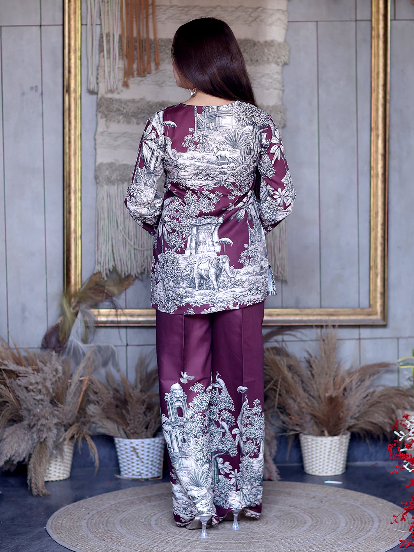 Golden Kite Women Safari Print Co-Ord Set