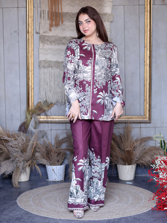 Golden Kite Women Safari Print Co-Ord Set