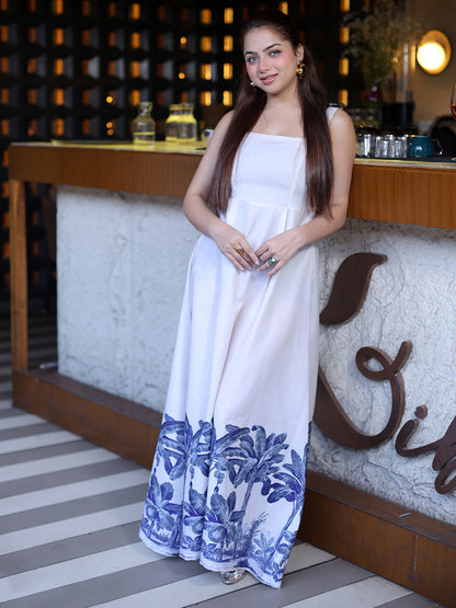 Golden Kite Shoulder Strap Maxi Dress