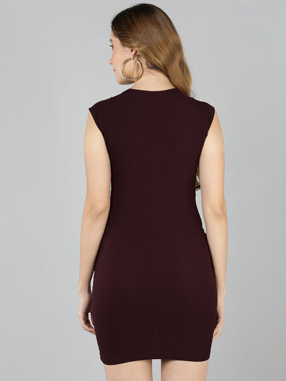 Golden Kite V-neck drape dress