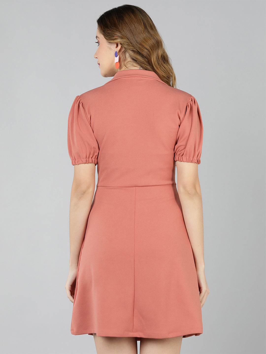 Golden Kite knotch collar wrap dress