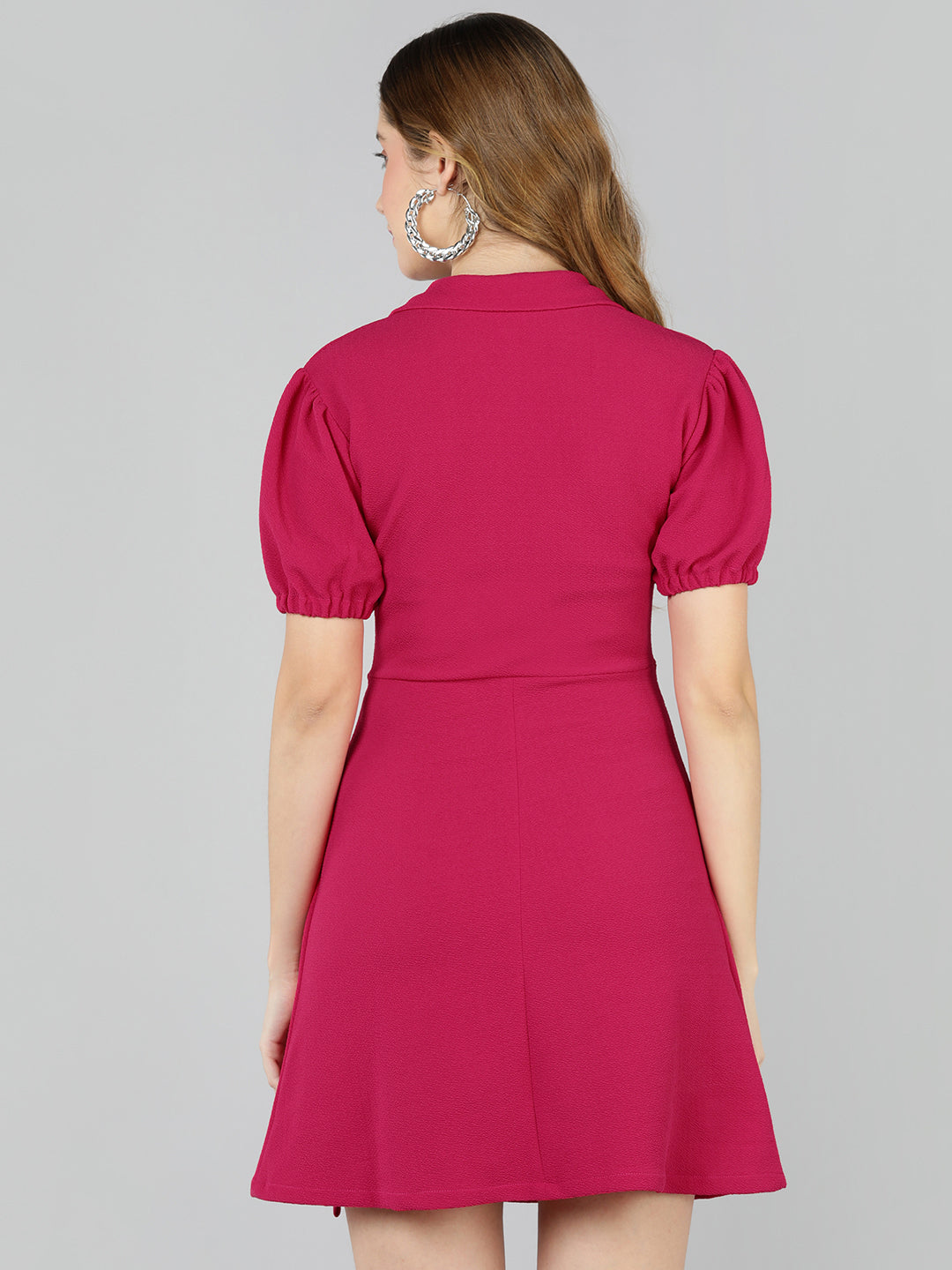 Golden Kite knotch collar wrap dress