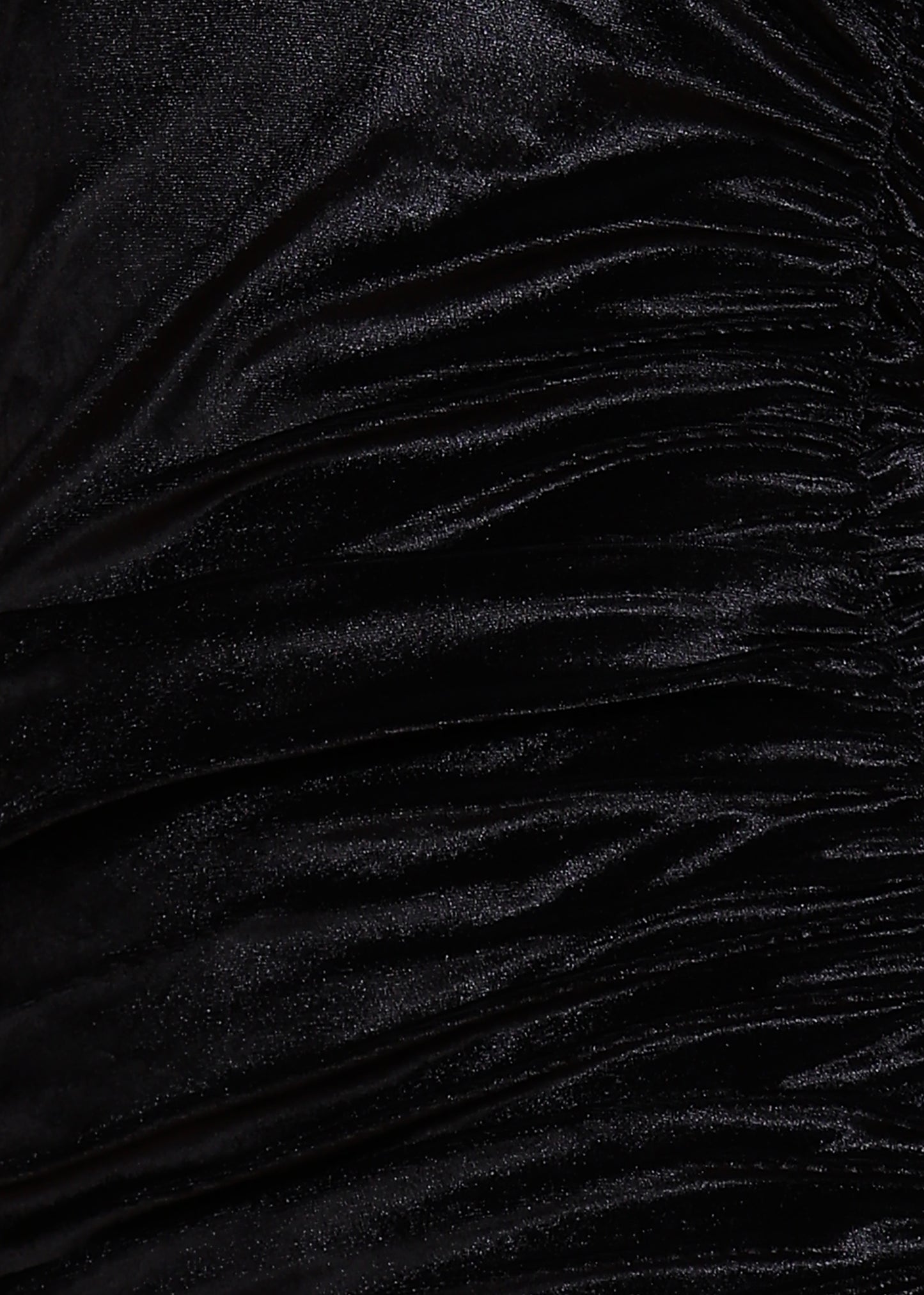 Golden Kite Black Front Gather Fitted Back Knot Detail Dress