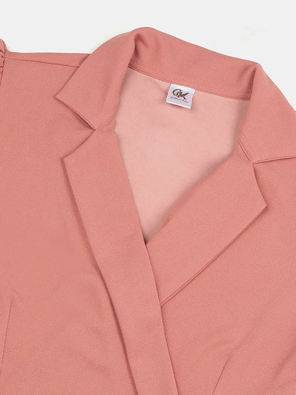 Golden Kite knotch collar wrap dress