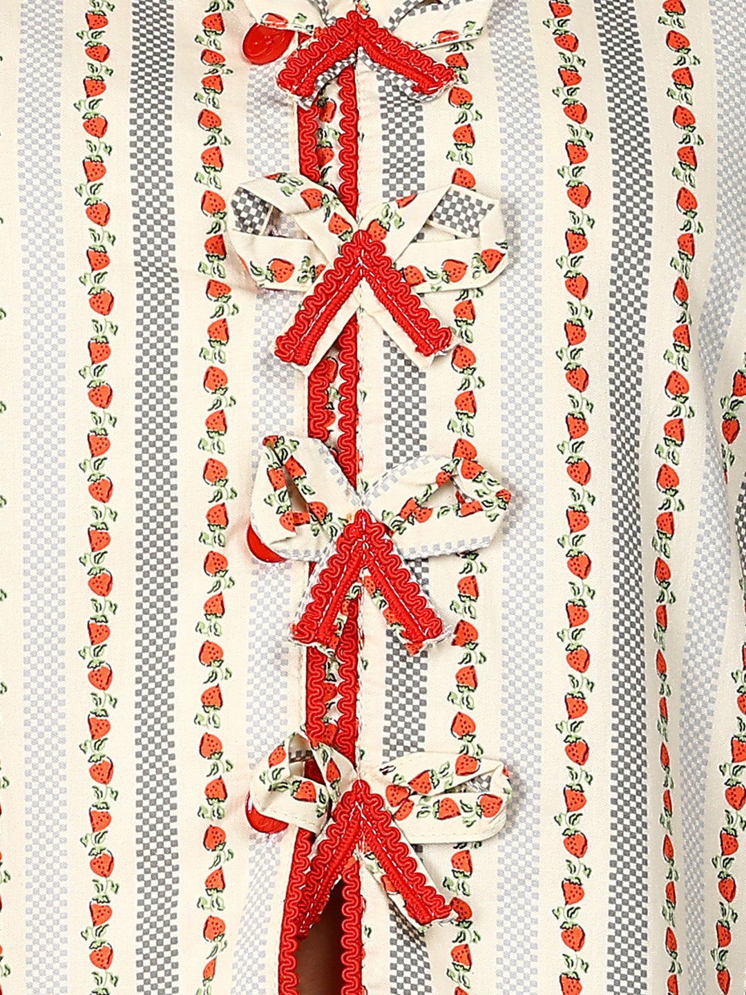 Golden Kite Women’s Cotton Heart Printed Night Suit with Contrast Piping Notch Collar, Piping & Pocket