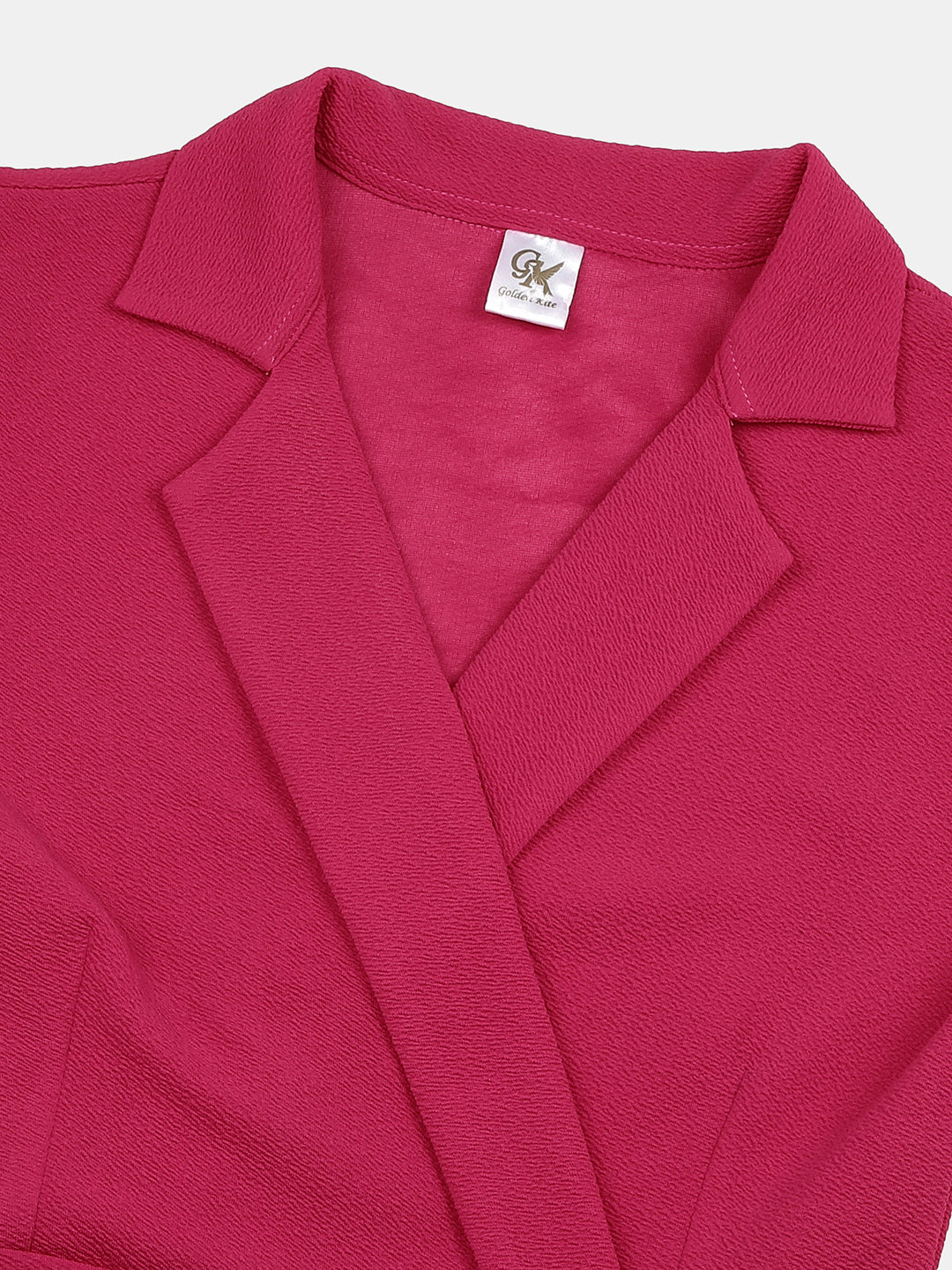 Golden Kite knotch collar wrap dress