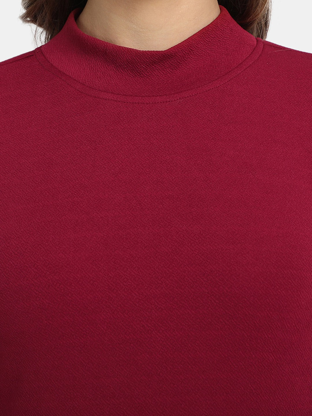 Golden Kite round neck side slit maxi dress